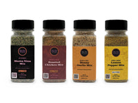 All four blends in 9.5 oz jars