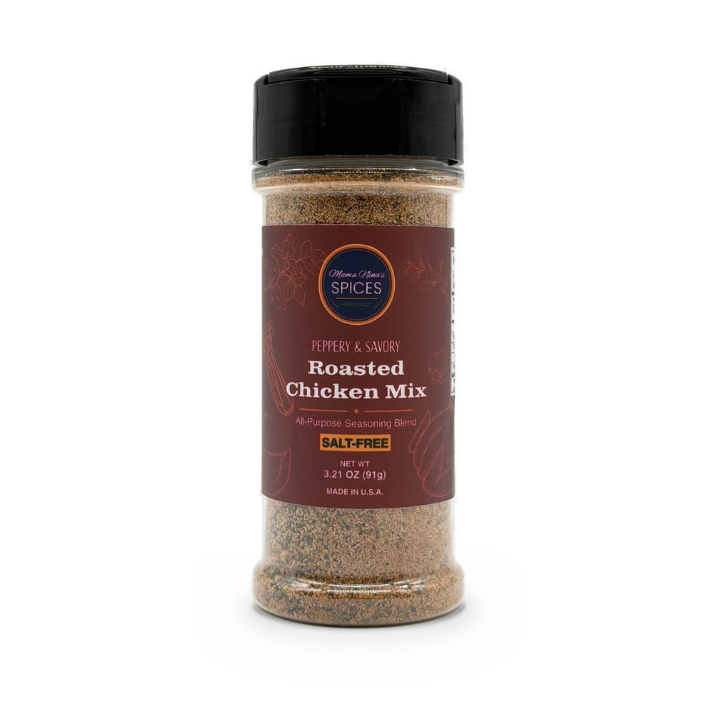 Roasted Chicken Mix 5.5 oz jar, front label